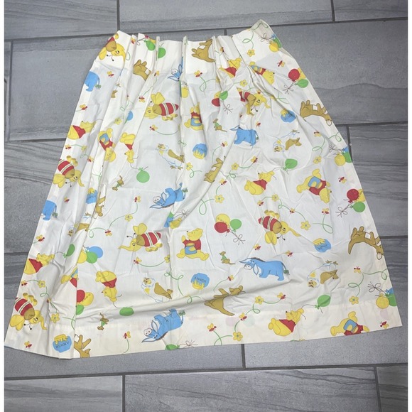 Vintage Sears Perma Prest Winnie The Pooh Collection Curtains Set Of 4 & Valance - Picture 6 of 16